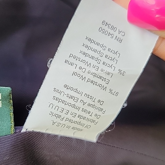 Lauren Ralph Lauren Cropped Double Breast Blazer - Picture 9 of 11